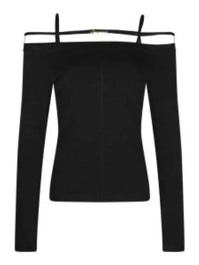 Women's Sierra Signature Long Sleeve T-Shirt Black - JACQUEMUS - BALAAN 2