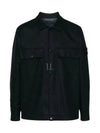 120F4 Ghost Overshirt Jacket Navy - STONE ISLAND - BALAAN 2