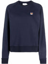 Fox Head Patch Adjusted Sweatshirt Navy - MAISON KITSUNE - BALAAN 2