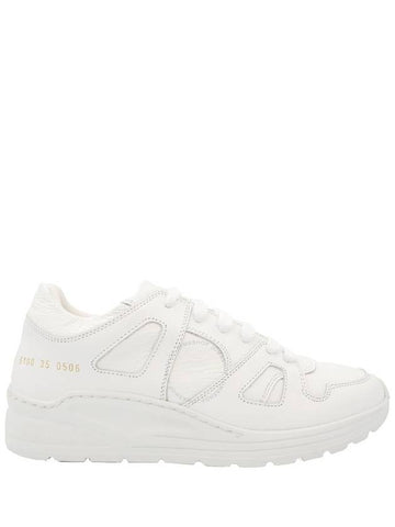 Common Projects White Leather Track Technical Low-Top Sneakers, Brand Size 35 ( US Size 5 ) - COMMON PROJECTS - BALAAN 1