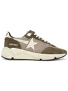 Running Sole Mesh Low Top Sneakers Olive Green - GOLDEN GOOSE - BALAAN 6