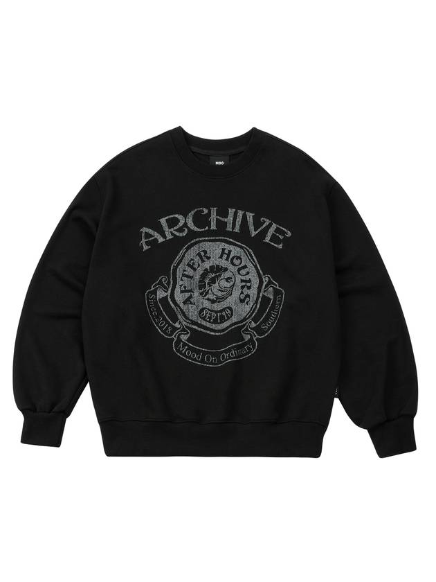 Archive Balloon Over Sweatshirt Black - MOO - BALAAN 1