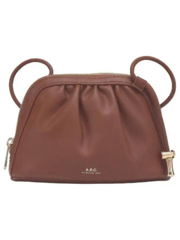 Small Ninon shoulder bag brown - A.P.C. - BALAAN 1