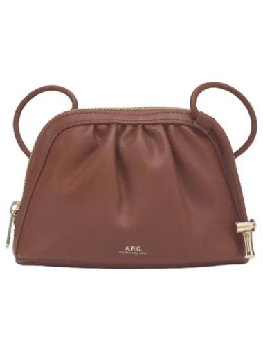 Small Ninon Shoulder Bag Brown - A.P.C. - BALAAN 1