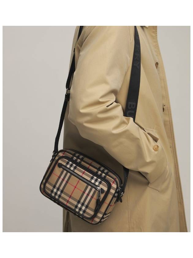Men's Vintage Check Cross Bag Beige - BURBERRY - BALAAN 8