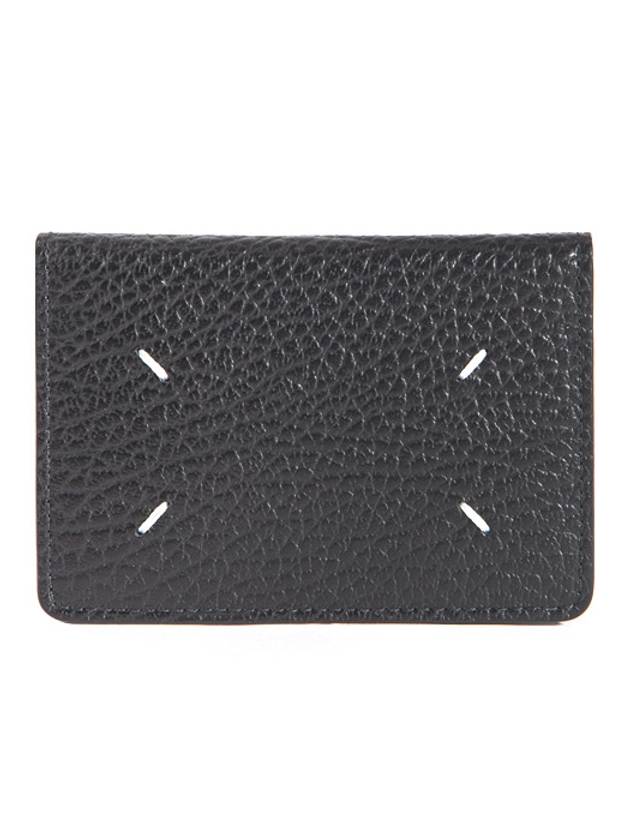 Bovine Leather Card Wallet Black - MAISON MARGIELA - BALAAN 2