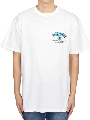 Super Tired Short Sleeve T-Shirt White - CARHARTT WIP - BALAAN 1