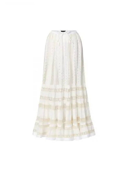 Maxi Tiered Skirt 1AC6BI - LOUIS VUITTON - BALAAN 2