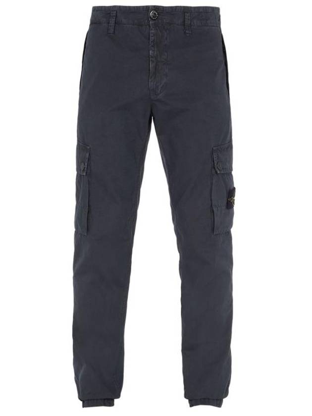 Wappen Patch Old Treatment Slim Fit Cargo Straight Pants Navy - STONE ISLAND - BALAAN 2