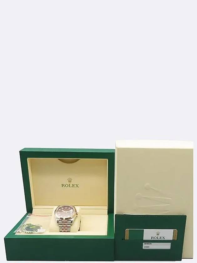 Rolex 126301 Datejust 41MM Everose Gold Combi 10P Diamond Chocopan Jubilee Band Men s Automatic Watch - ROLEX - BALAAN 6