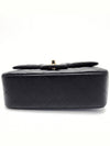 Classic New Mini Top Handle Lambskin Black Gold AS2431 - CHANEL - BALAAN 7