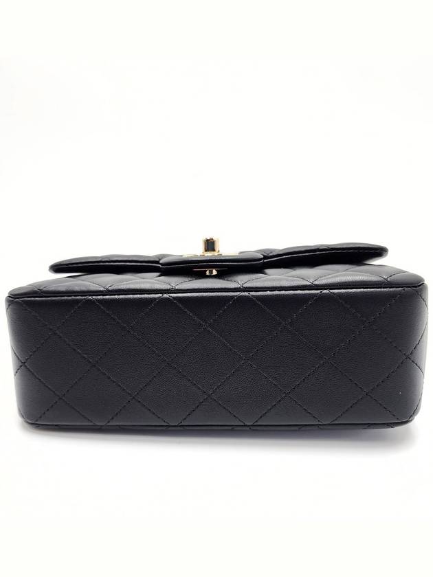 Classic New Mini Top Handle Lambskin Black Gold AS2431 - CHANEL - BALAAN 7