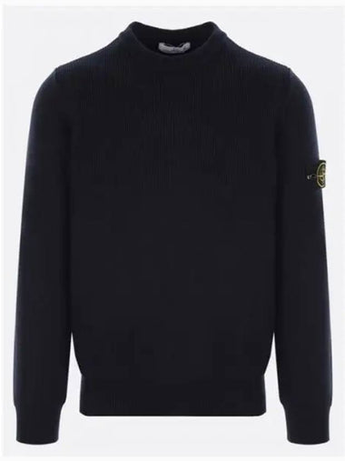 7615550D8 Wapen logo patch cotton knit 1207657 - STONE ISLAND - BALAAN 1