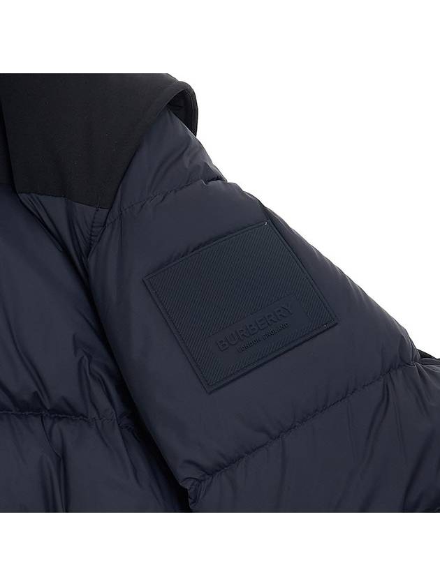 Detachable Sleeve Hooded Padding Navy - BURBERRY - BALAAN 8