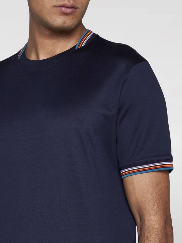 T-shirt di cotone Paul Smith con profili a righe - PAUL SMITH - BALAAN 3