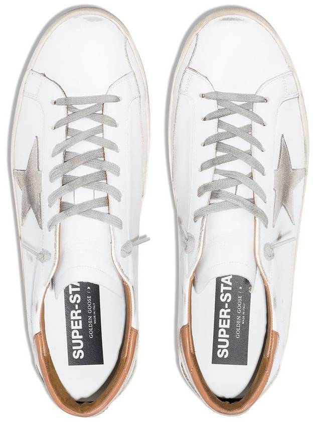 Superstar Brown Tab Sneakers White - GOLDEN GOOSE - BALAAN 5