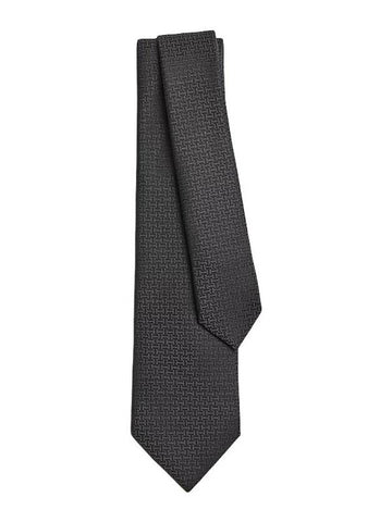 Faconnee Upside Down Tie Noir - HERMES - BALAAN 1