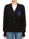 Karin Cotton Cardigan Blue Black - ISABEL MARANT - BALAAN 2