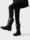 Original Matte Short Rain Boots Black - HUNTER - BALAAN 7