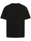 Teddy Face Organic Cotton Short Sleeve T-Shirt Black - ACNE STUDIOS - BALAAN 4