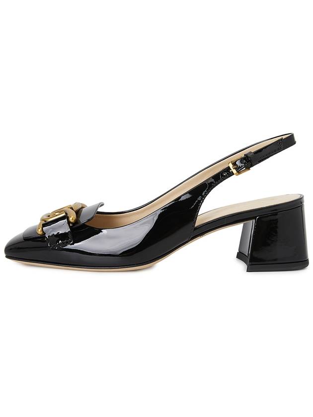 Kate Patent Leather Slingback Heels Black - TOD'S - BALAAN 4