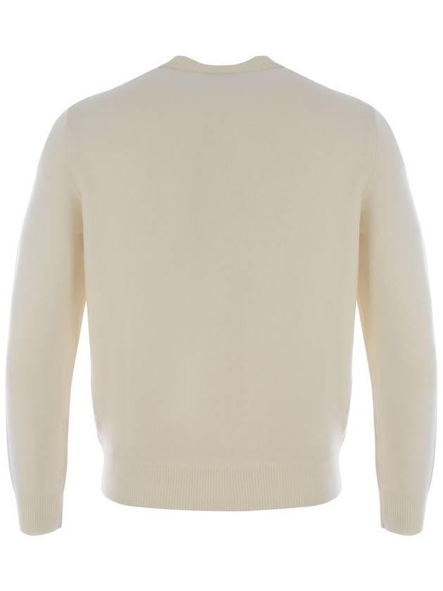 Joshua Logo Knit Top Ecru - A.P.C. - BALAAN 4