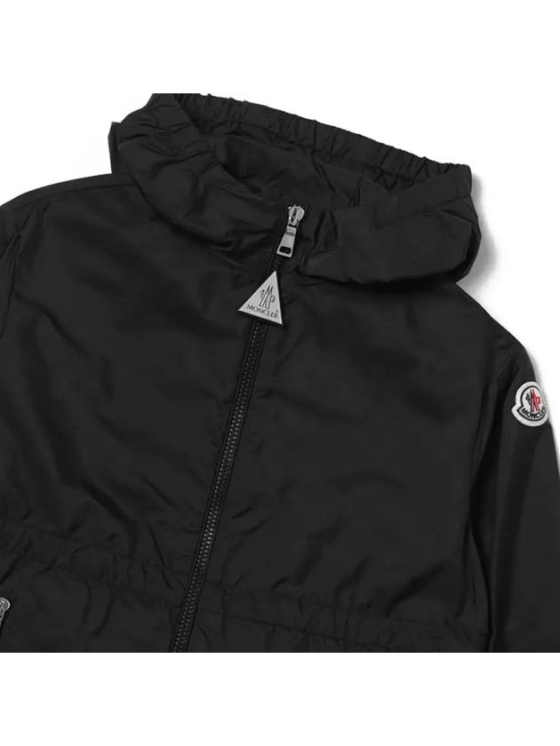 Kids Wet Logo Hooded Jacket 1A001 13 5968E 999 - MONCLER - BALAAN 4