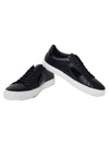 Skull Leather Low Top Sneakers Black - PHILIPP PLEIN - BALAAN 3