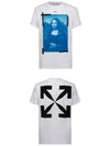 Mona Lisa Slim Short Sleeve T-Shirt White - OFF WHITE - BALAAN 5