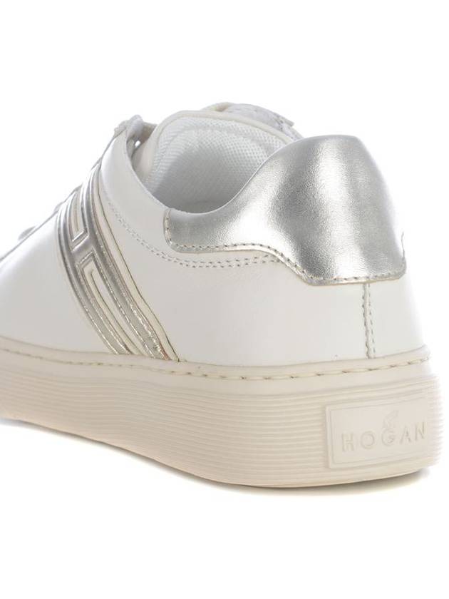 H365 H logo gold low-top sneakers ivory - HOGAN - BALAAN 5