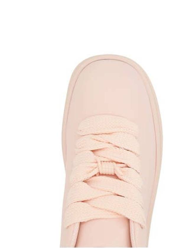 Box Leather Low-Top Sneakers Pink - BURBERRY - BALAAN 5