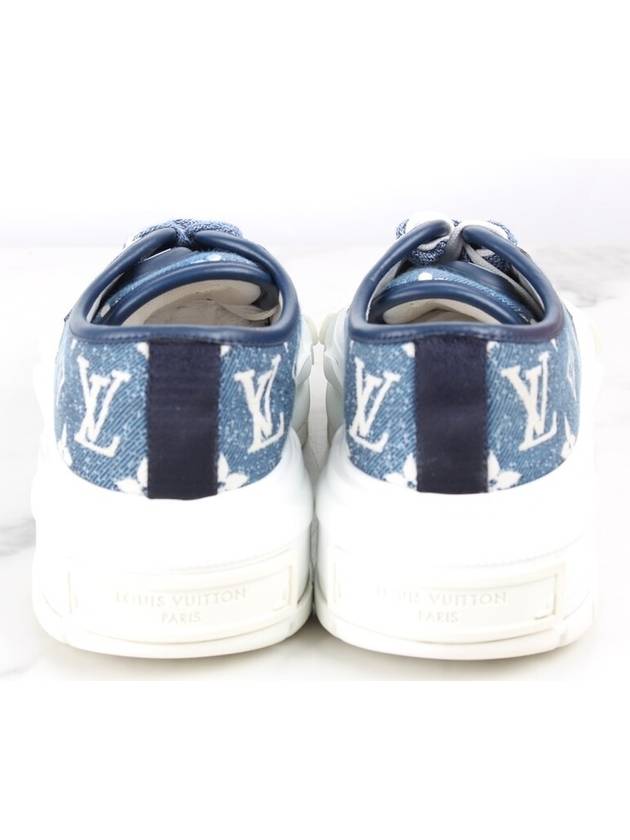 LV Squad Denim Sneakers 36 230 - LOUIS VUITTON - BALAAN 4