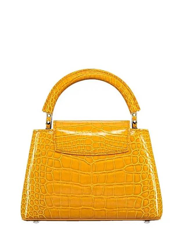 Capucine Mini Tote Bag Exotic Crocodile Bag Yellow N93372 - LOUIS VUITTON - BALAAN 5