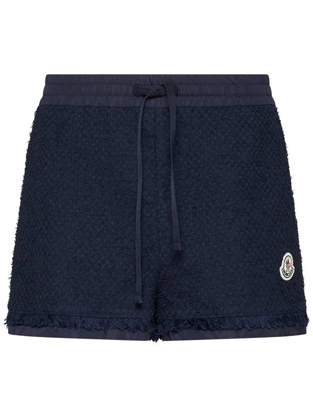 Logo patch cotton shorts - MONCLER - BALAAN 1