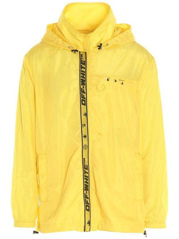 logo hooded jacket yellow - OFF WHITE - BALAAN 1