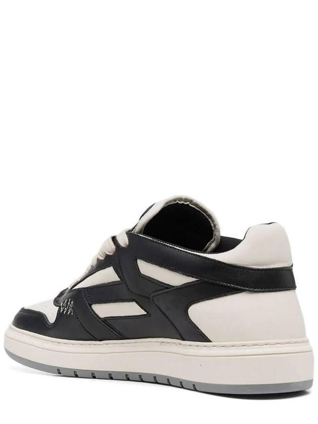 Represent White And Black Leather Reptor Low Panelled Sneakers - REPRESENT - BALAAN 2