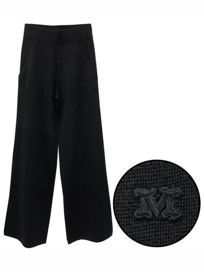 Straight Pants 2421336022600 007 Black - MAX MARA - BALAAN 2