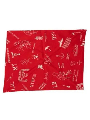 24 Printed Bandana C Red NY 24S1H036 OR475 BD009D - ENGINEERED GARMENTS - BALAAN 1