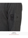 Men's Light Cotton Yarn Hoodie Charcoal - STONE ISLAND - BALAAN 9