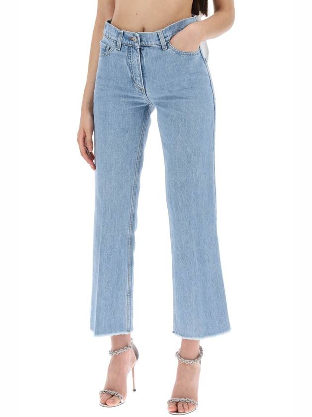 low-waisted cropped jeans - MAGDA BUTRYM - BALAAN 4