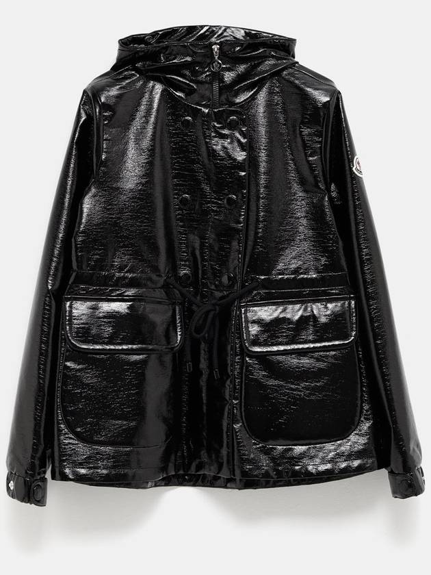 Agnou Leather Jacket Black - MONCLER - BALAAN 2