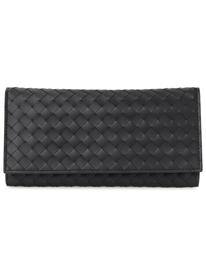 Intrecciato VN Continental Long Wallet Black - BOTTEGA VENETA - BALAAN 2