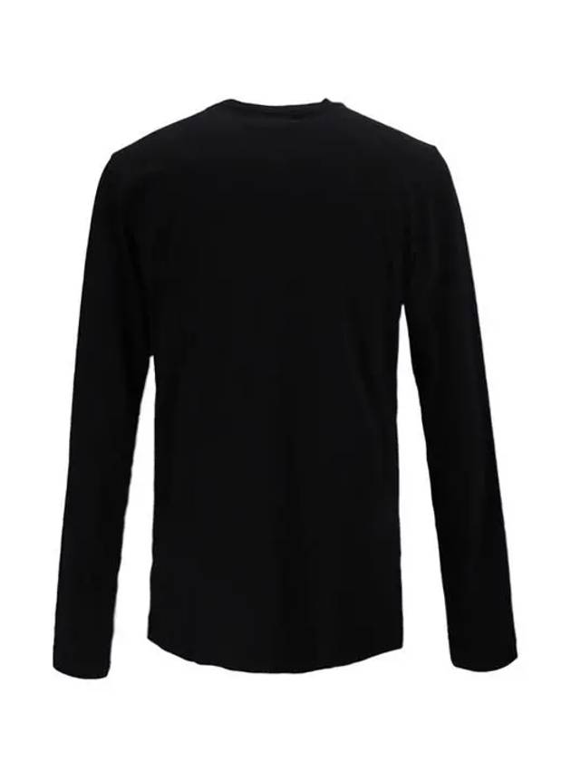 80s round neck long sleeve men's tshirt black 225608 A59 - HYDROGEN - BALAAN 2