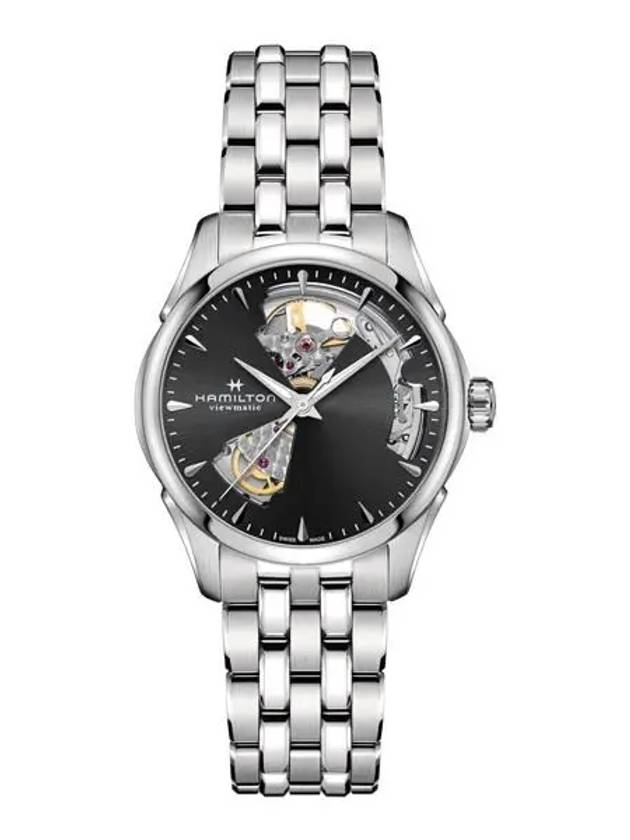 Jazzmaster Open Heart Auto Metal Watch Silver - HAMILTON - BALAAN 3