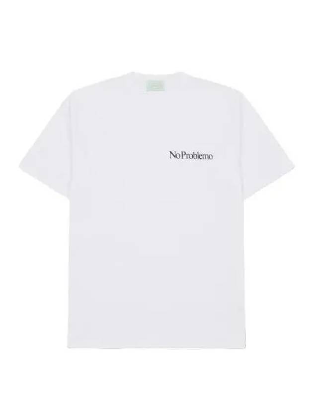 Aries Mini Problem Short Sleeve T Shirt White Tee - ARIES - BALAAN 1