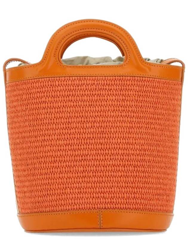 Tropicalia Small Bucket Bag Orange - MARNI - BALAAN 4