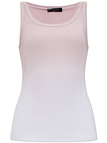 Fabiana Filippi Ribbed Top, Women's, Pink - FABIANA FILIPPI - BALAAN 1