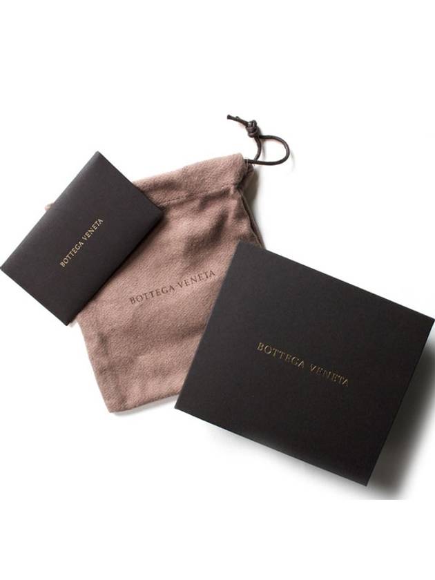 Intrecciato Flap Card Wallet Black - BOTTEGA VENETA - BALAAN 8