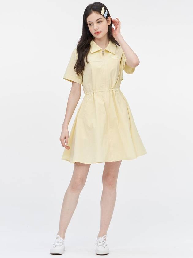 Rat Flower Collar One Piece Yellow - GOXO - BALAAN 1