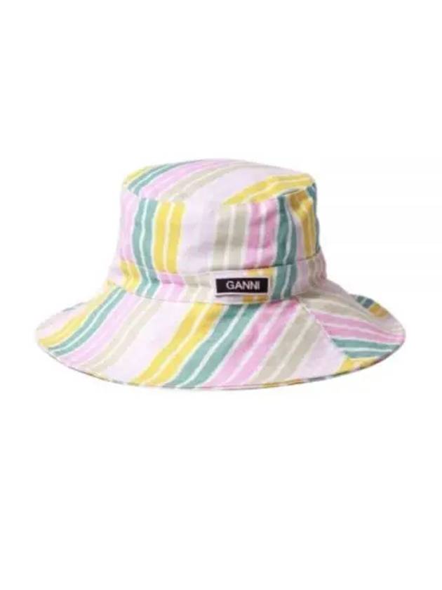 Striped Bucket Hat - GANNI - BALAAN 2